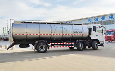 天潤新東鮮奶運輸車：24小時溫控筑牢品質(zhì)防線